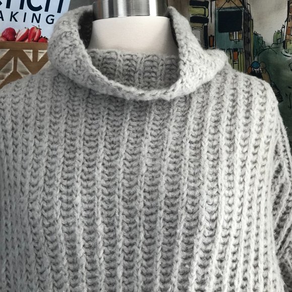 FREE PEOPLE Wool Blend Cowl Neck Sweater - Picture 5 of 9